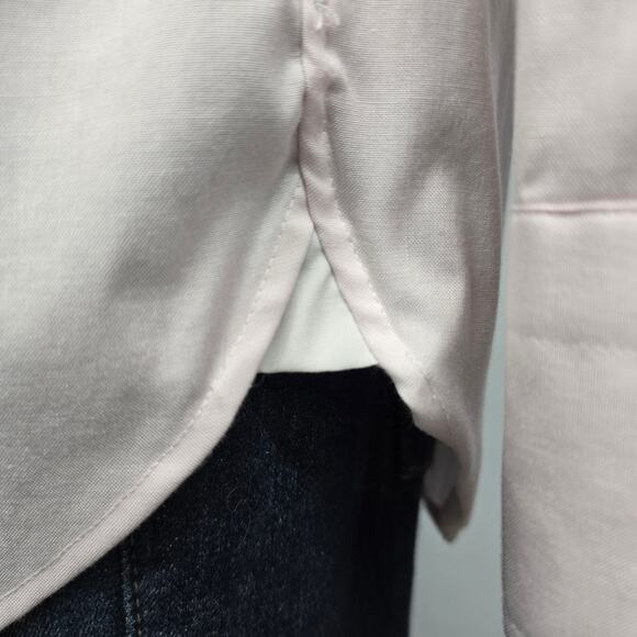 J. Crew Ludlow Dress Shirt Slim Fit Men 16 - 34 Stretch Light pink Long Sleeve - Picture 8 of 13